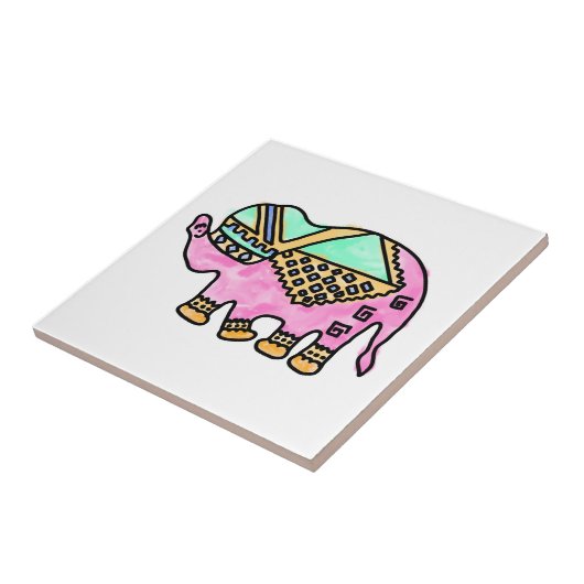 カラフル水モダン色 タイル (側面)