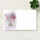 カラフル水彩バラ花フローラテンプレート ポストイット (オフィス)