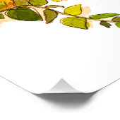 カラフル水彩本棚 ポスター (コーナー)