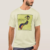 カラフル水彩楕円形バイクフィットネス Tシャツ (正面)