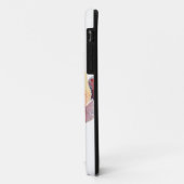 カラフル水彩花独身の名前をカスタムする Case-Mate iPhoneケース (裏面/左)