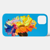 カラフル水彩花 Case-Mate iPhoneケース (裏面 (横))