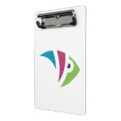 カラフル水族館フィッシュイラストレーションデザイン ミニクリップボード (アングル2)