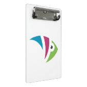 カラフル水族館フィッシュイラストレーションデザイン ミニクリップボード (アングル)