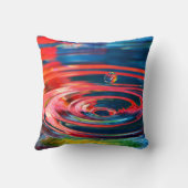 カラフル水滴 クッション (裏面)