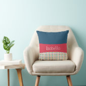 カラフル水玉模様カスタマイズ可能パターン クッション (椅子)