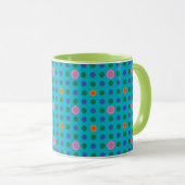 カラフル水玉模様カスタム魚in the Sea Mug マグカップ (正面右)