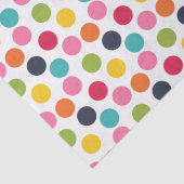 カラフル水玉模様パターンティッシュペーパー 薄葉紙 (詳細)
