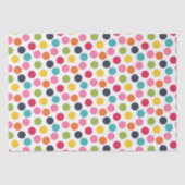 カラフル水玉模様パターンティッシュペーパー 薄葉紙 (正面)