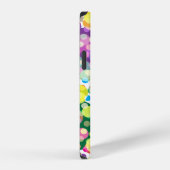 カラフル水玉模様パターン iPhoneケース (右側面)