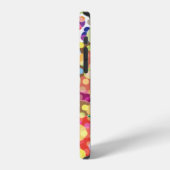 カラフル水玉模様パターン iPhoneケース (左側面)