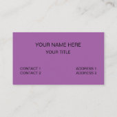 カラフル水玉模様新学期 名刺 (裏面)