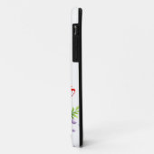 カラフル水玉模様水色マッシュルームモノグラム Case-Mate iPhoneケース (裏面/左)