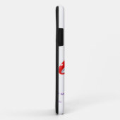 カラフル水玉模様水色マッシュルームモノグラム Case-Mate iPhoneケース (裏面/右)