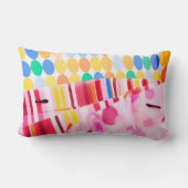 カラフル水玉模様腰枕 ランバークッション (裏面)