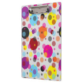 カラフル水玉模様 クリップボード (左)