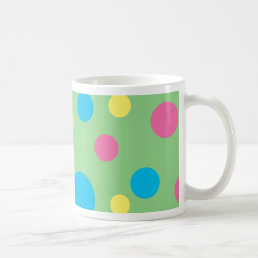 カラフル水玉模様 コーヒーマグカップ (右)