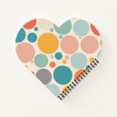 カラフル水玉模様 ノートブック (裏面)