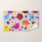 カラフル水玉模様 ハンドタオル (ハンドタオル)