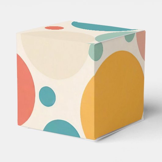 カラフル水玉模様 フェイバーボックス (裏面サイド)