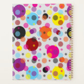 カラフル水玉模様 プランナー手帳 (裏面)