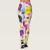 カラフル水玉模様 レギンス (裏面)