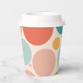 カラフル水玉模様 紙コップ (裏面)