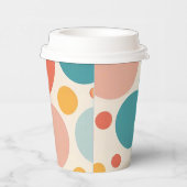 カラフル水玉模様 紙コップ (右)