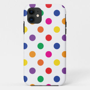 カラフル水玉模様 iPhone 11 ケース