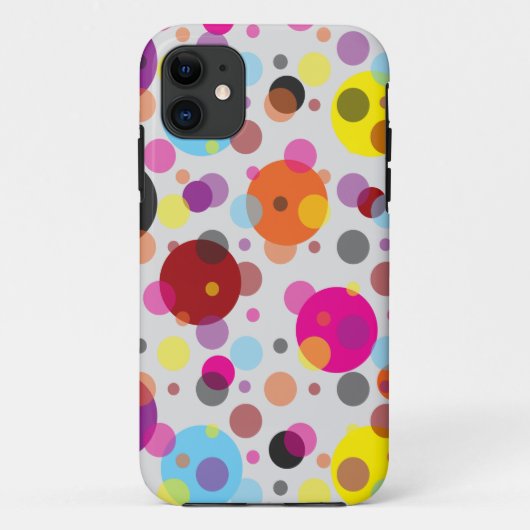 カラフル水玉模様 Case-Mate iPhoneケース (裏面)