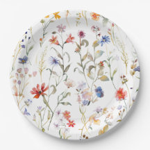 カラフル水色の野花