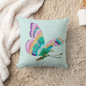 カラフル水色 クッション (ブランケット)