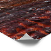 カラフル油のテクスチャ付き絵を描の背景 ポスター (角)