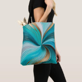 カラフル油ア絵を描ートトートバッグ トートバッグ (クローズアップ)