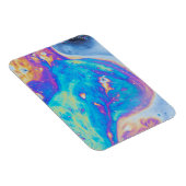 カラフル油パターン，カナダ マグネット (右側)