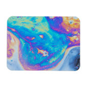 カラフル油パターン，カナダ マグネット (横)