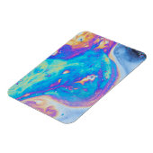 カラフル油パターン，カナダ マグネット (左側)