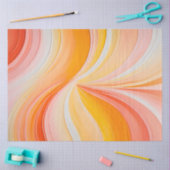 カラフル油絵を描アートティッシュペーパー 薄葉紙 (クラフト)