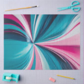 カラフル油絵を描アートティッシュペーパー 薄葉紙 (クラフト)