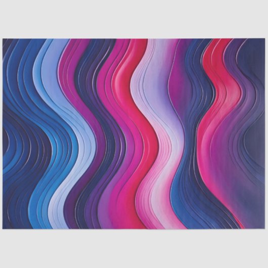 カラフル油絵を描アートティッシュペーパー 薄葉紙 (正面)