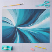 カラフル油絵を描アートティッシュペーパー 薄葉紙 (クラフト)