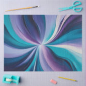 カラフル油絵を描アートティッシュペーパー 薄葉紙 (クラフト)