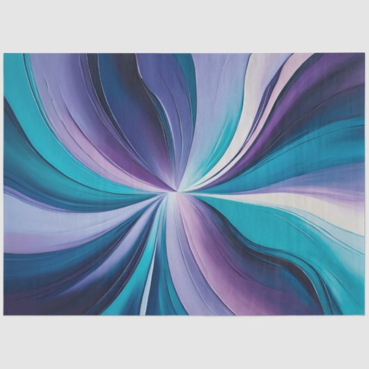 カラフル油絵を描アートティッシュペーパー 薄葉紙 (正面)