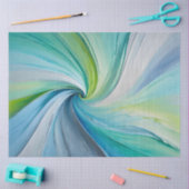 カラフル油絵を描アートティッシュペーパー 薄葉紙 (クラフト)