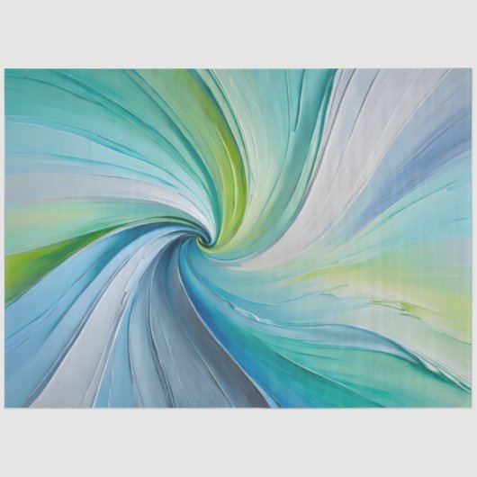 カラフル油絵を描アートティッシュペーパー 薄葉紙 (正面)