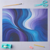 カラフル油絵を描アートティッシュペーパー 薄葉紙 (クラフト)