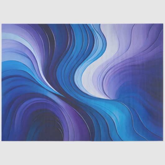 カラフル油絵を描アートティッシュペーパー 薄葉紙 (正面)