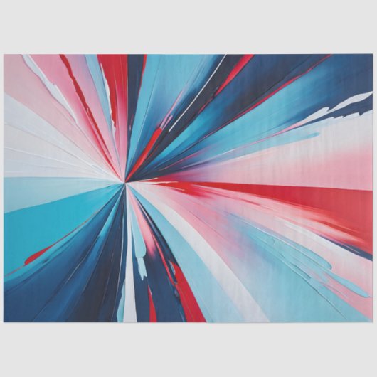 カラフル油絵を描アートティッシュペーパー 薄葉紙 (正面)