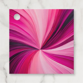 カラフル油絵を描ギフトラベル フェイバータグ