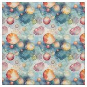 カラフル泡の水彩アート ファブリック (見本)